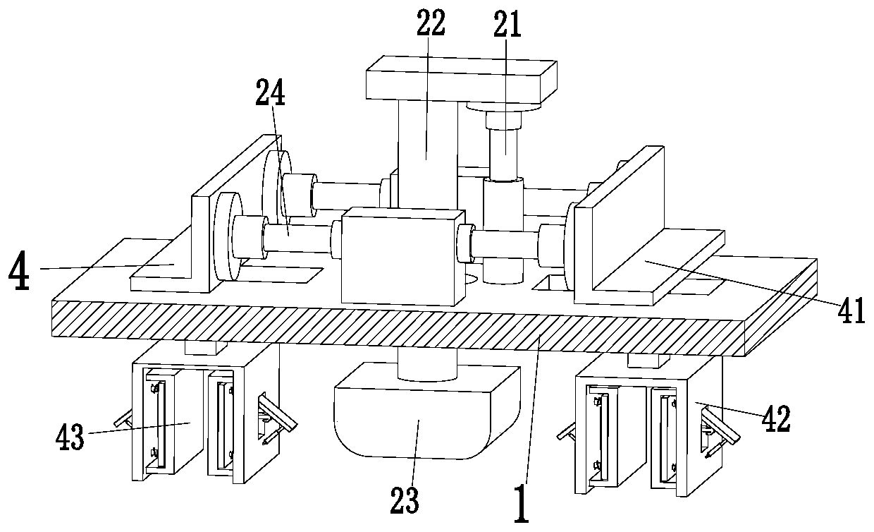 H-shaped steel intelligent machining system for steel structure building construction