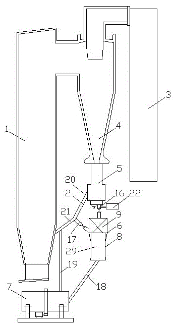 Circulating fluidized bed boiler capable of adjusting circulating ash flow