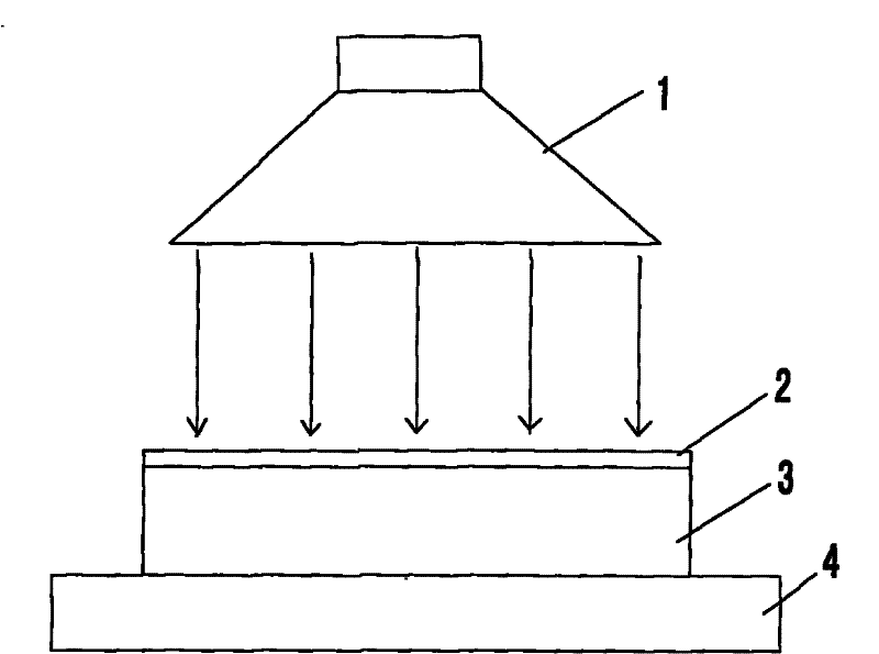 Method for preparing light thermal diffusion junction for silicon solar cell