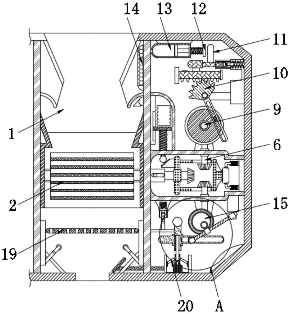 Internal explosion-proof device for high-safety jaw crusher