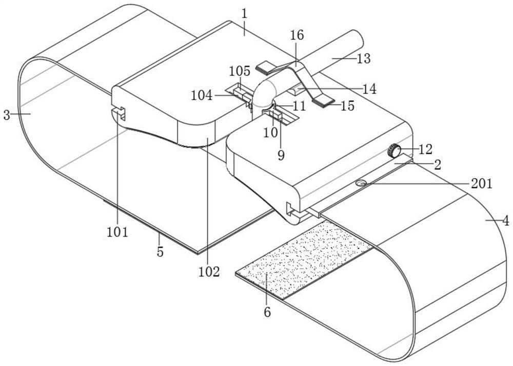 Catheter fixing device for gastrointestinal surgery