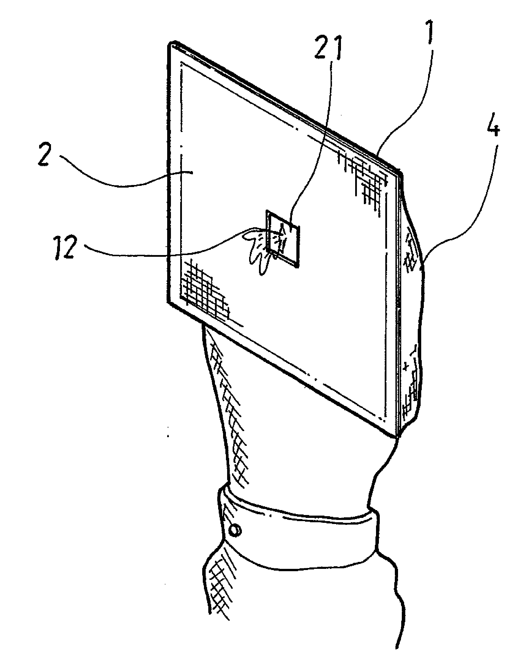 Liquid Holding Bag with a Wipe Layer