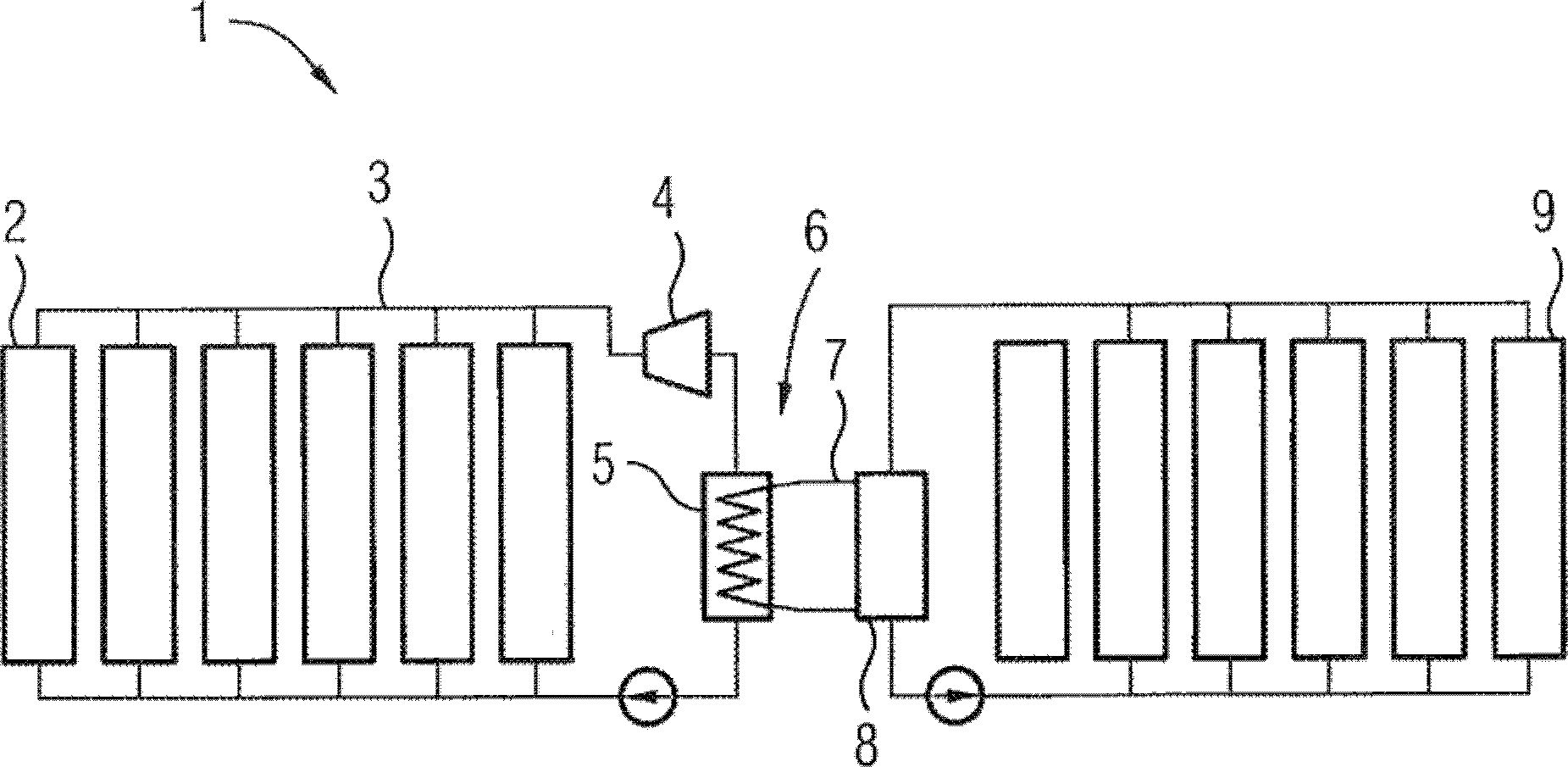 Thermal power plant, in particular solar thermal power plant