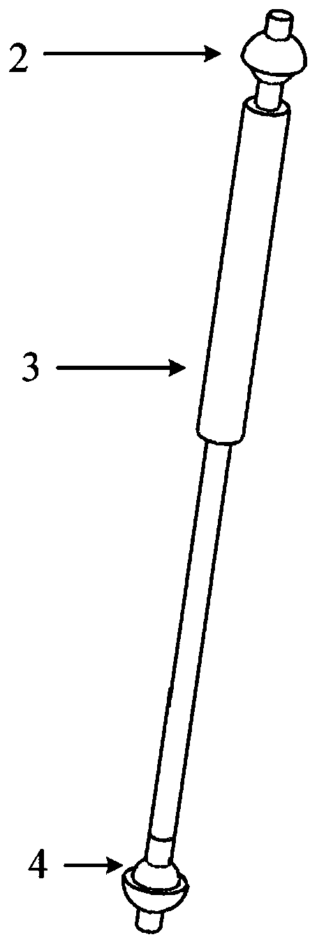 Three-freedom-degree pneumatic horizontal moving parallel mechanism