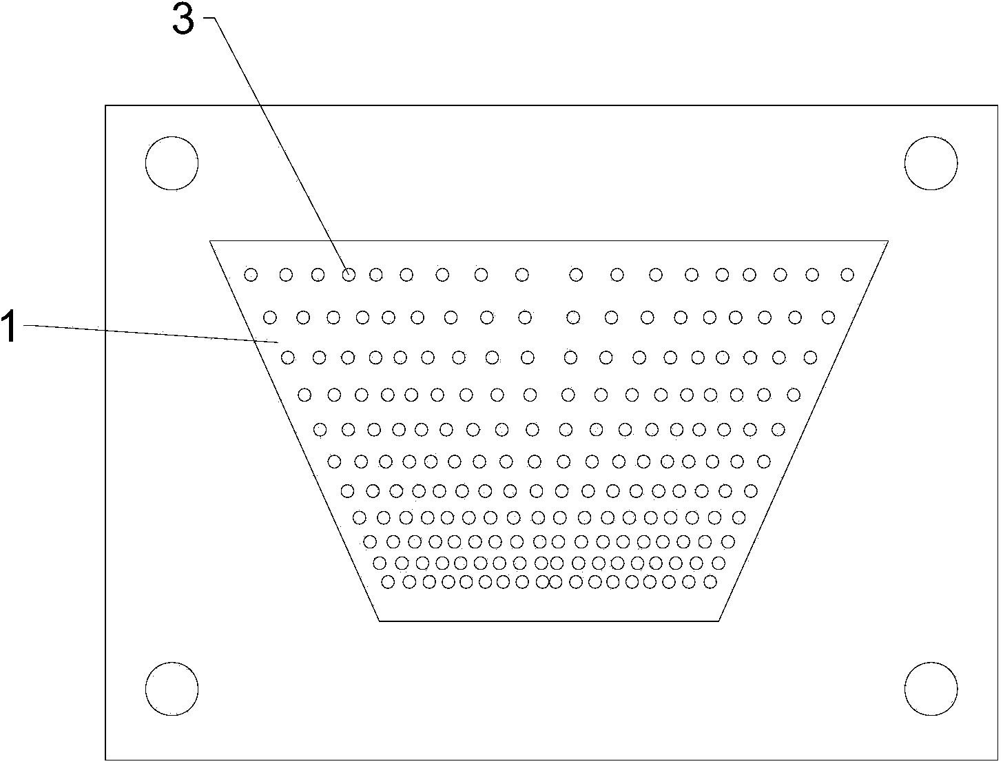 LED floodlight manufacturing method and LED floodlight manufactured with method