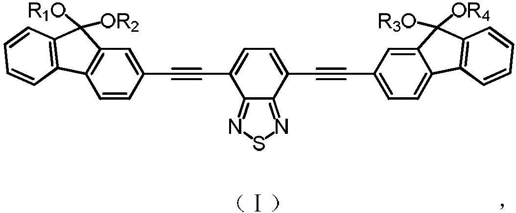 Yellow light excited fluorescent dye as well as preparation method and application thereof