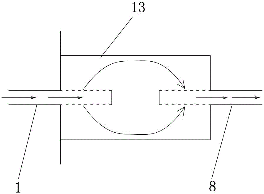 A tail gas vacuum acid removal filter for a decompression diffusion furnace