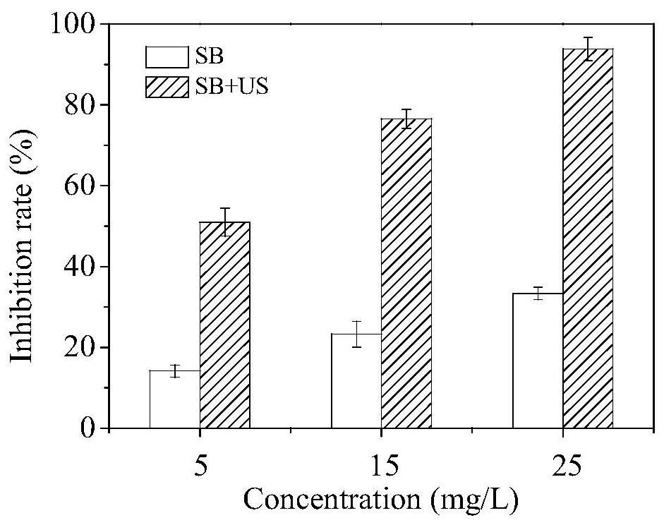 Synergistic inhibition of Escherichia coli with phenol saffron red and ultrasound