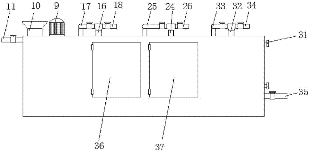 Waste-water classification treatment equipment