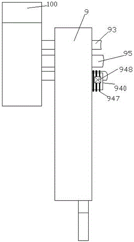 Fluid spraying device for steel plate surface treatment