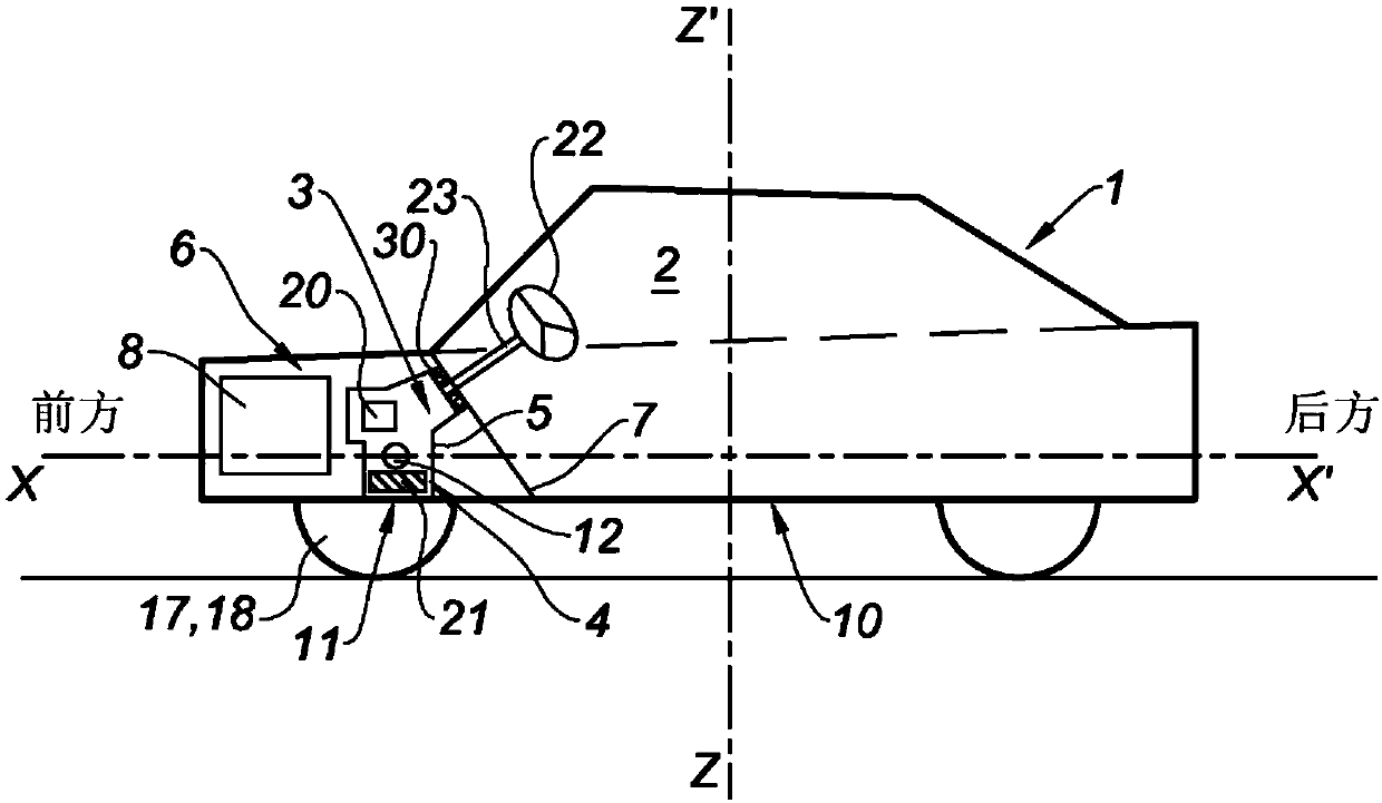 Dashboard gasket for coupling a power-steering device to the dashboard of a vehicle