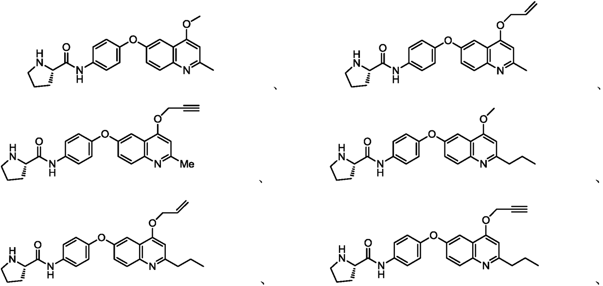 Quinoline or quinazoline compound as well as preparation method and application thereof