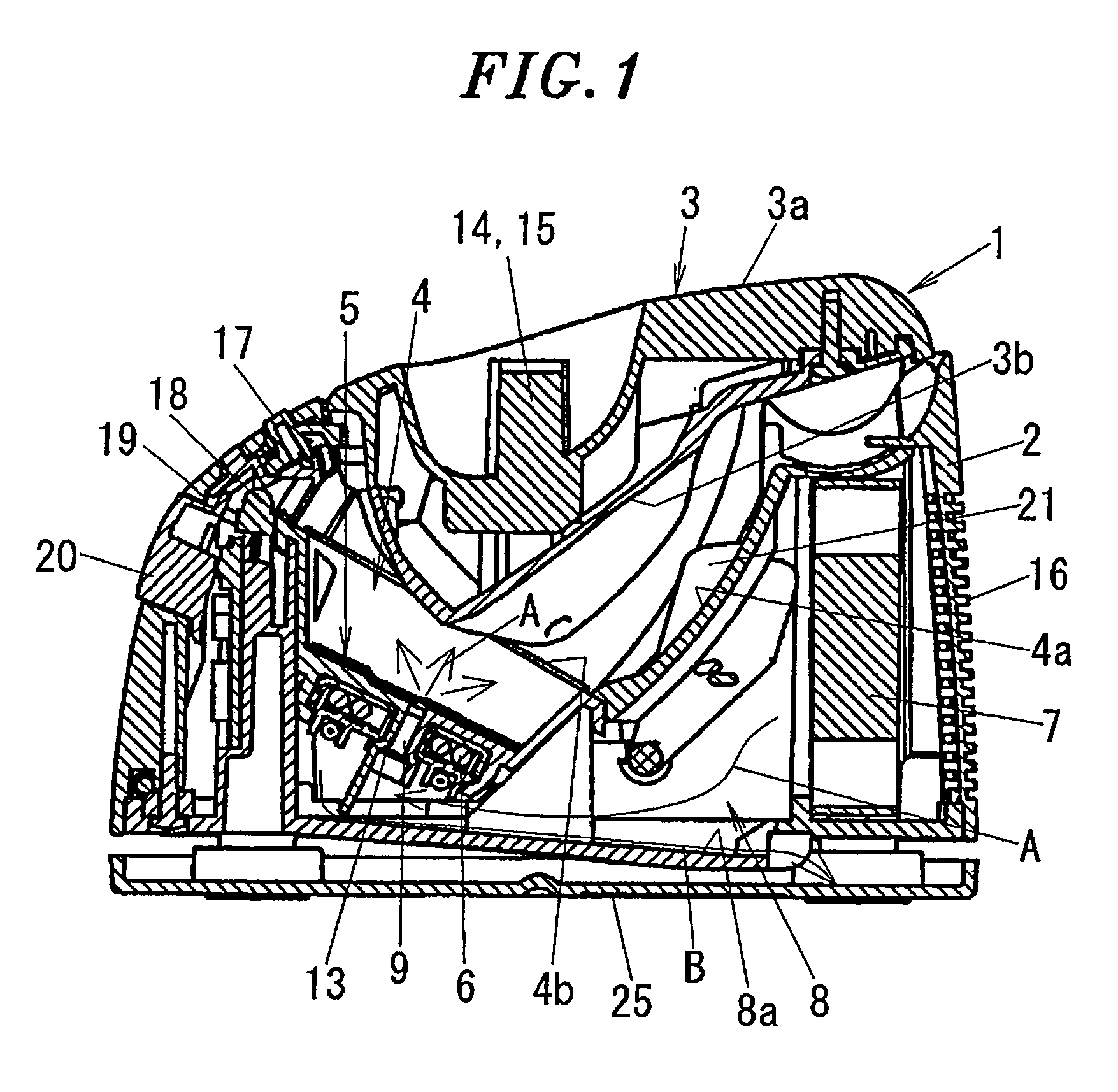 Dryer for hair shaving device