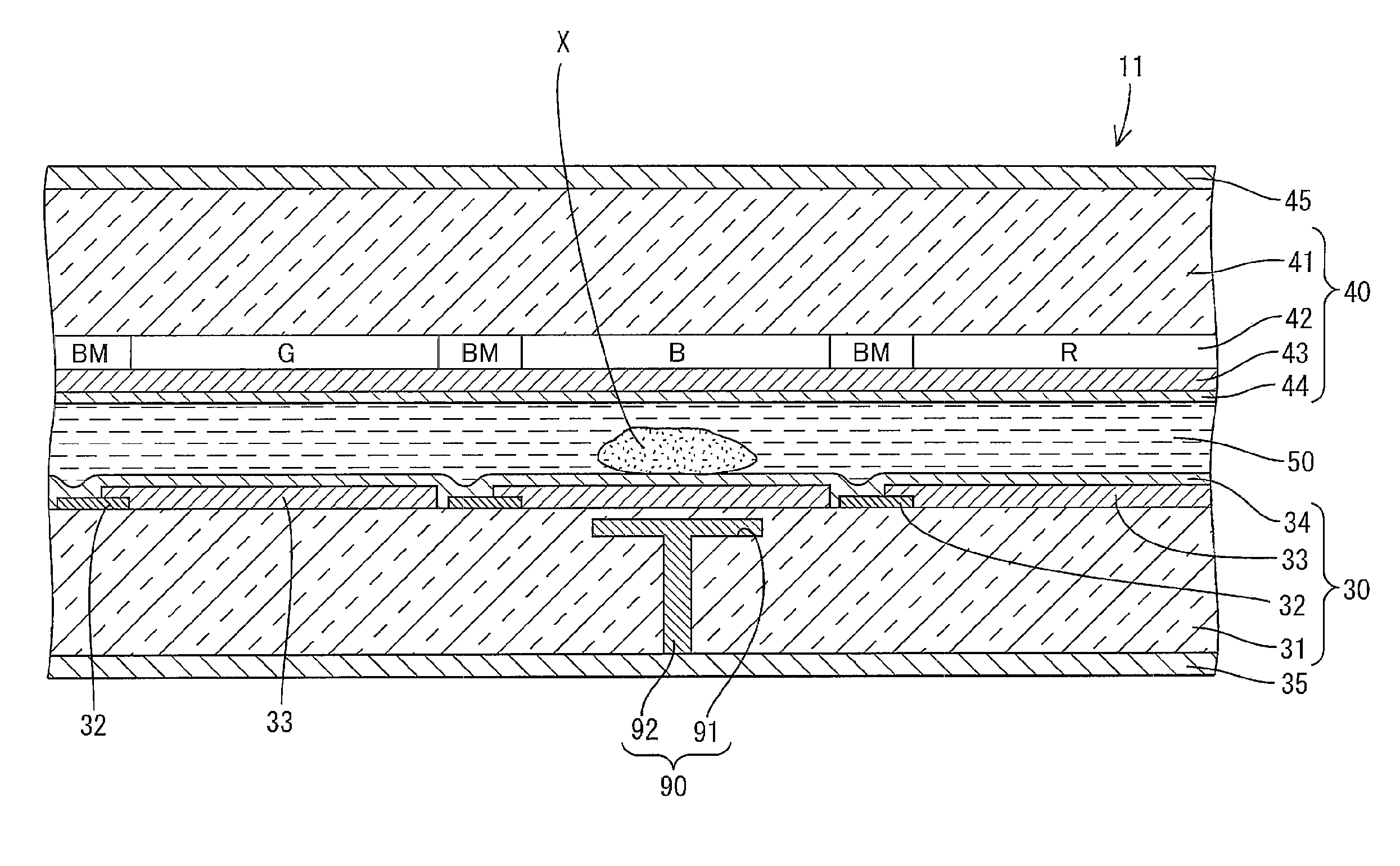 Liquid crystal display device and method of manufacturing same