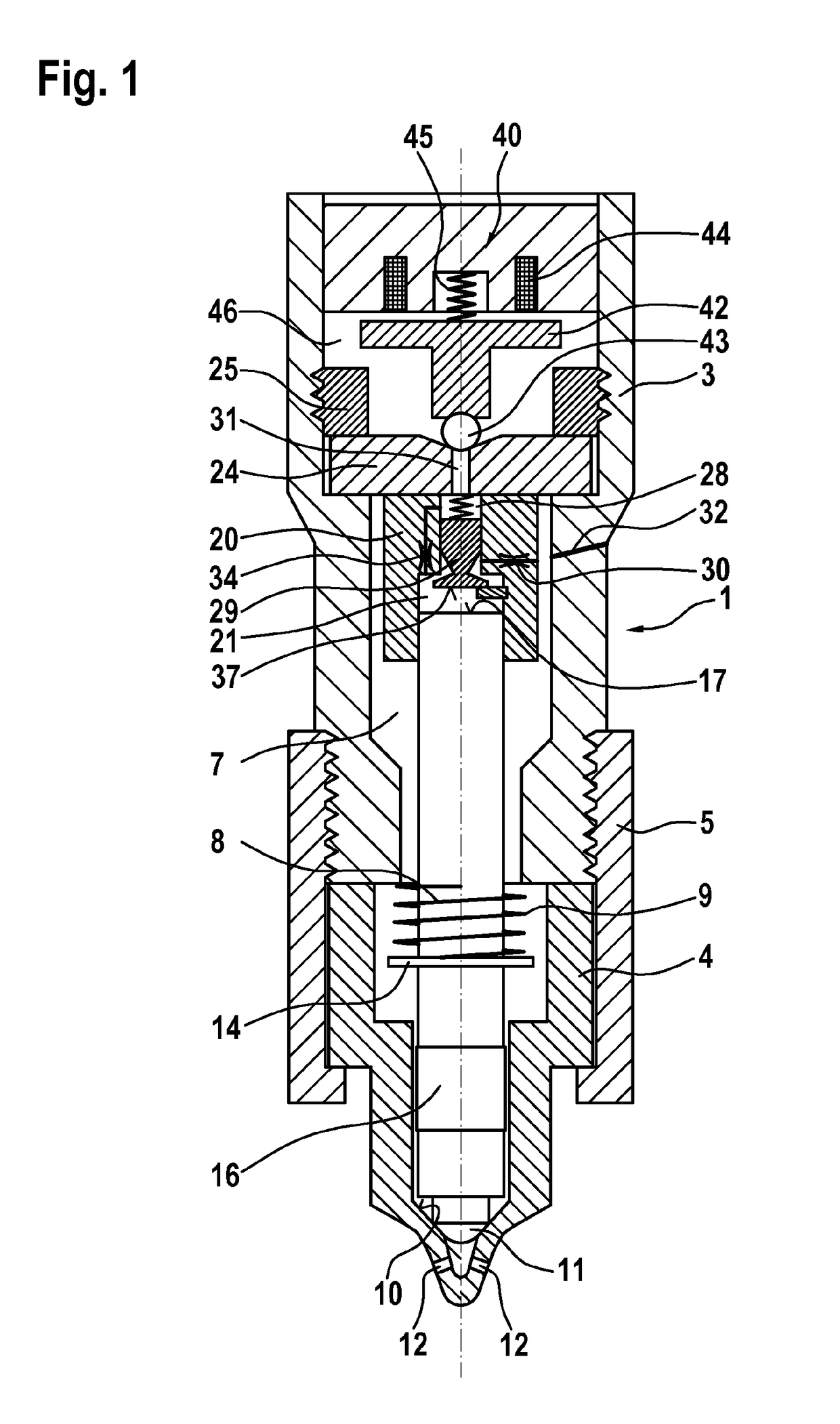 Fuel injection valve for internal combustion engines