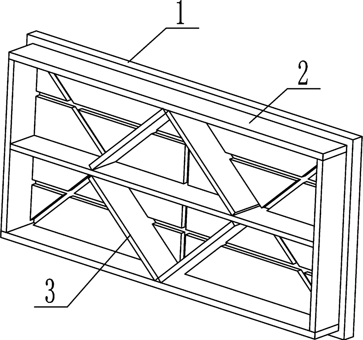 Combined bookshelf