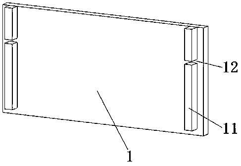 Gel preparation device for SDS-PAGE (sodium dodecylsulfate-polyacrylamide gel electrophoresis)