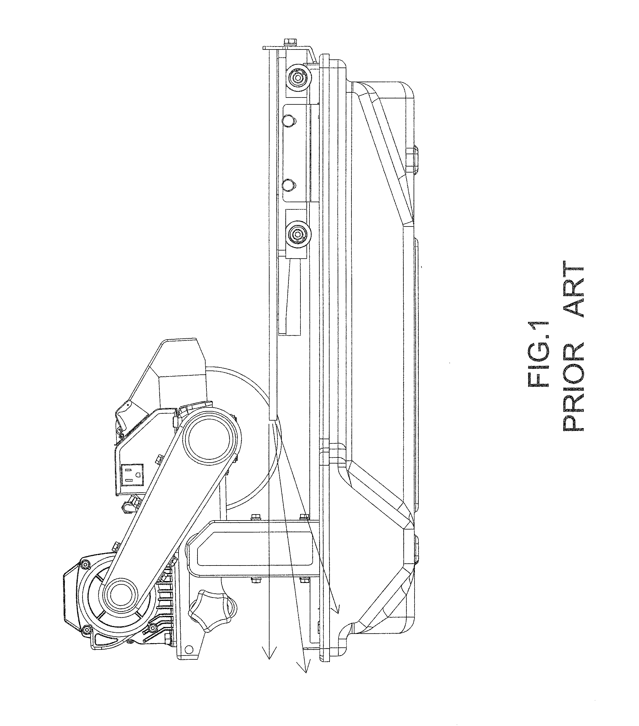 Power Saw Blade Cooling Arrangement