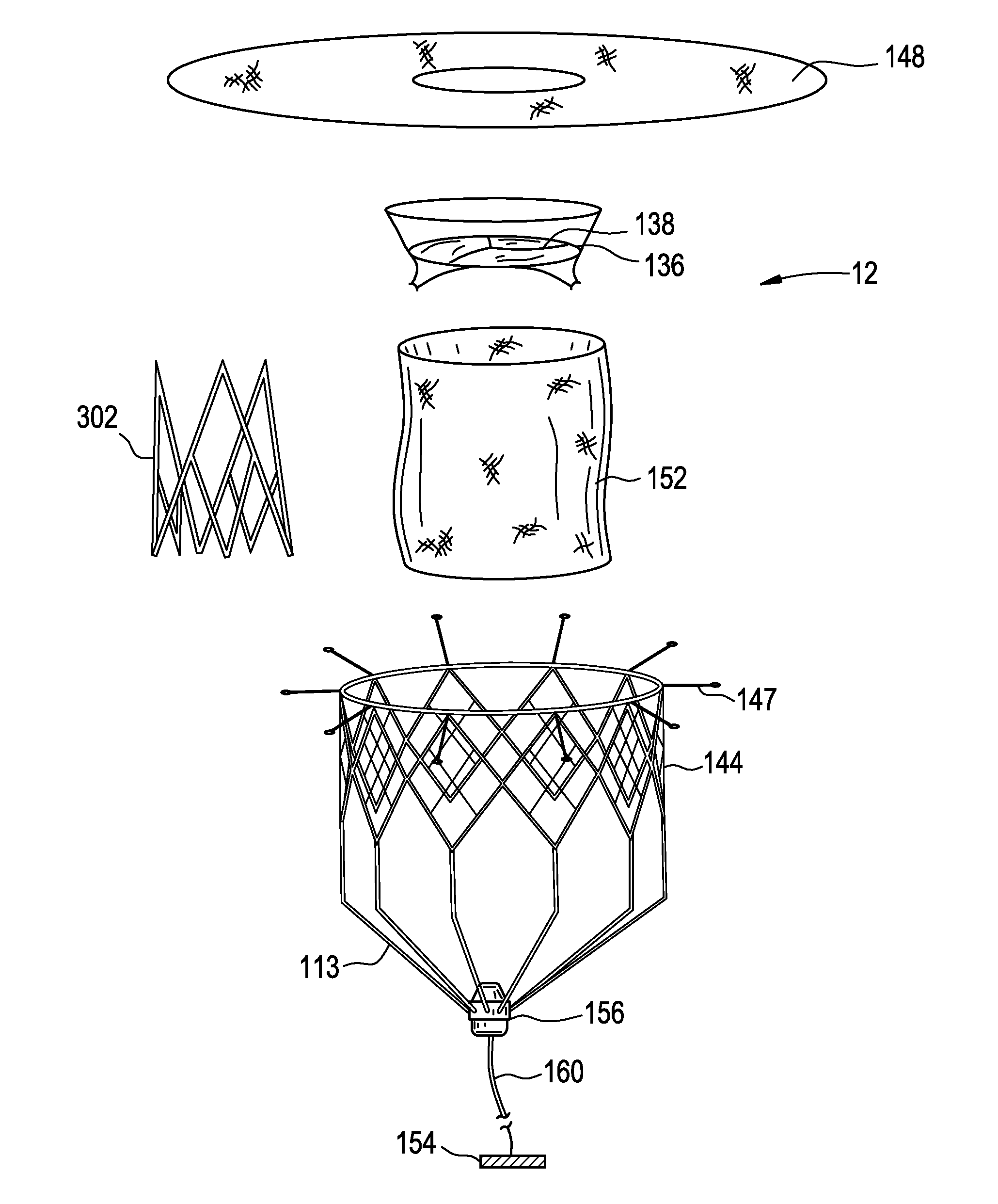 Six cell inner stent device for prosthetic mitral valves