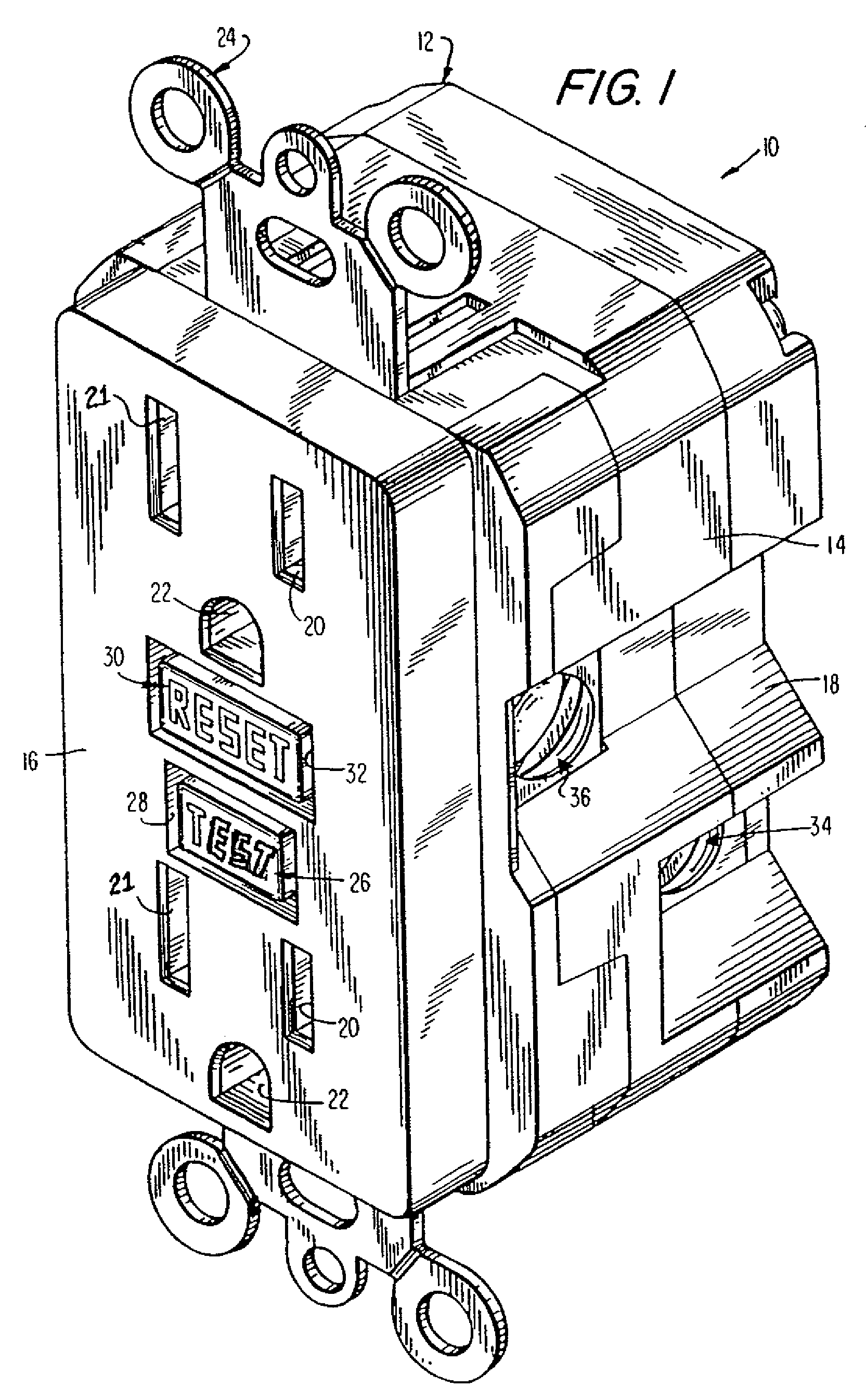 Method of distribution of a circuit interrupting device with reset lockout and reverse wiring protection