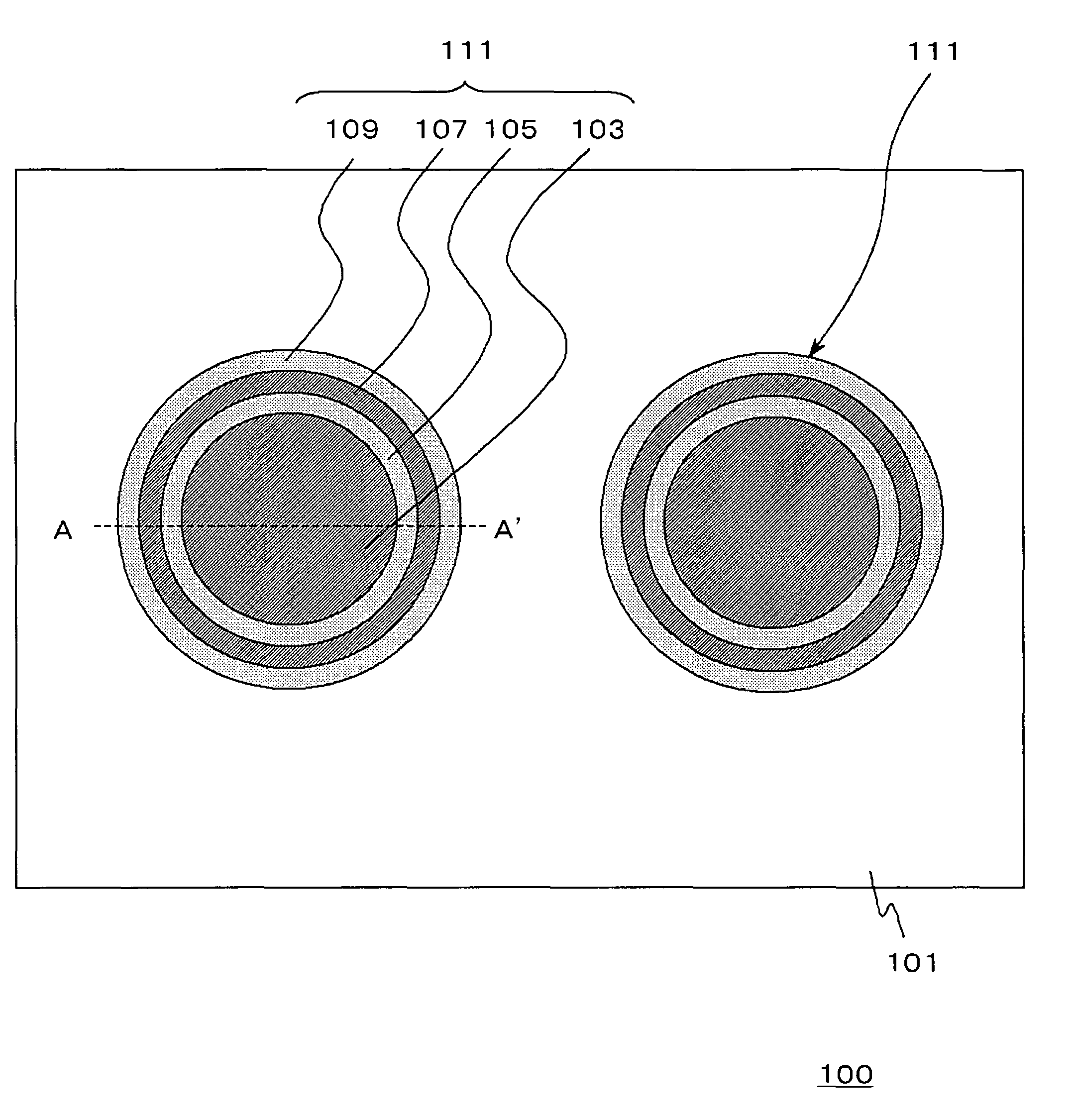 Semiconductor device providing a first electrical conductor and a second electrical conductor in one through hole and method for manufacturing the same