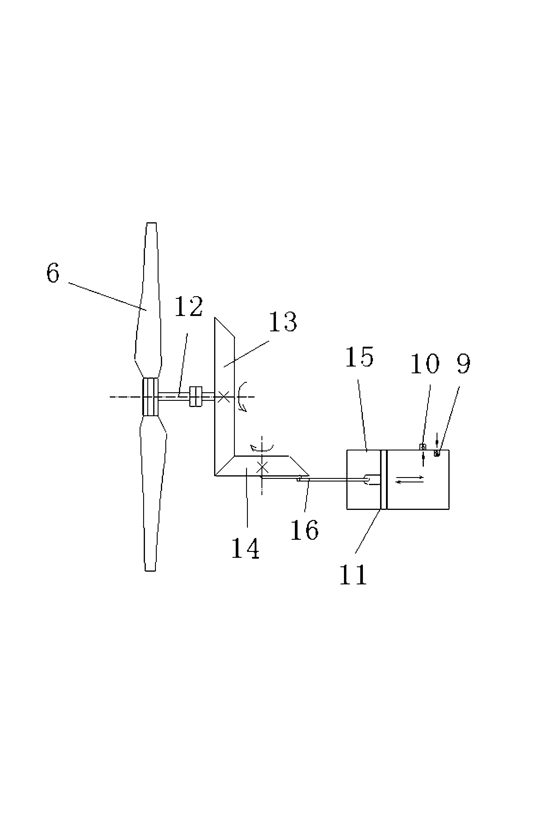 Wind-energy oxygen supply type countryside life sewage processing device and method