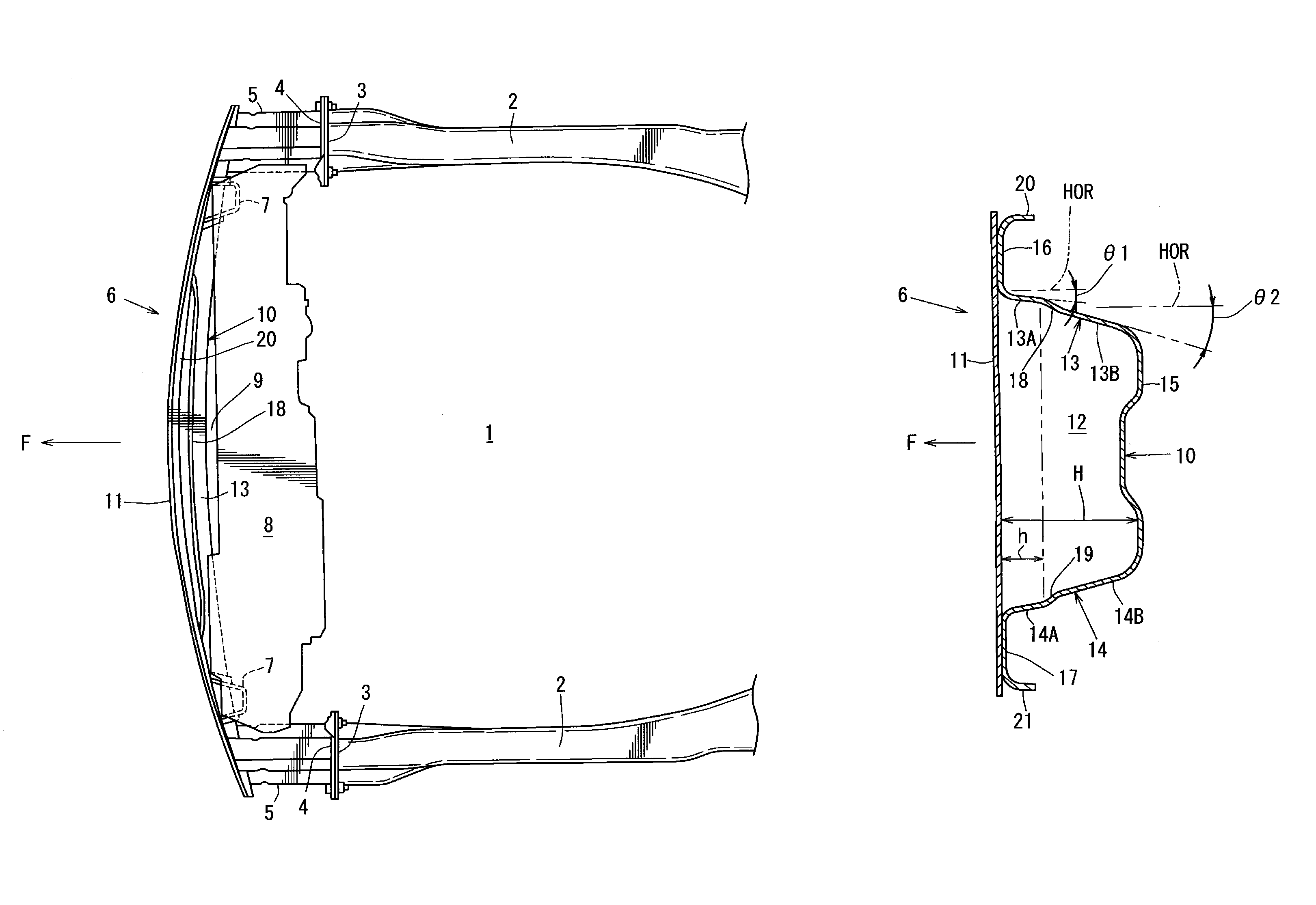 Vehicle-body structure of vehicle