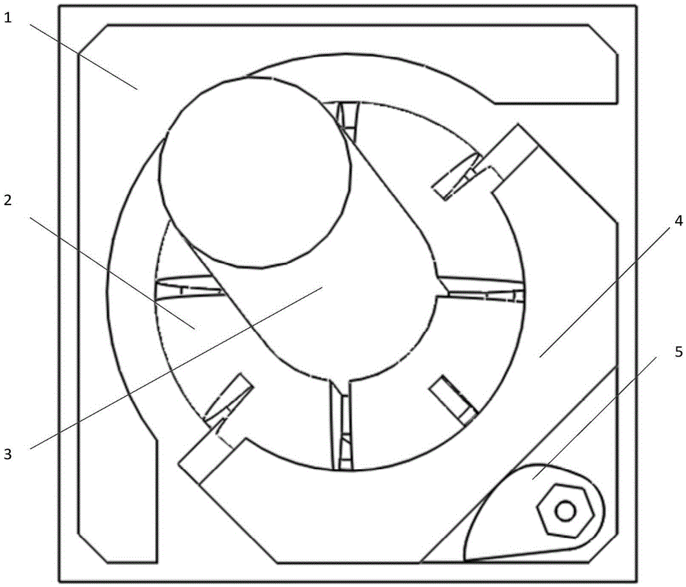 Supporting device adjustable in all directions