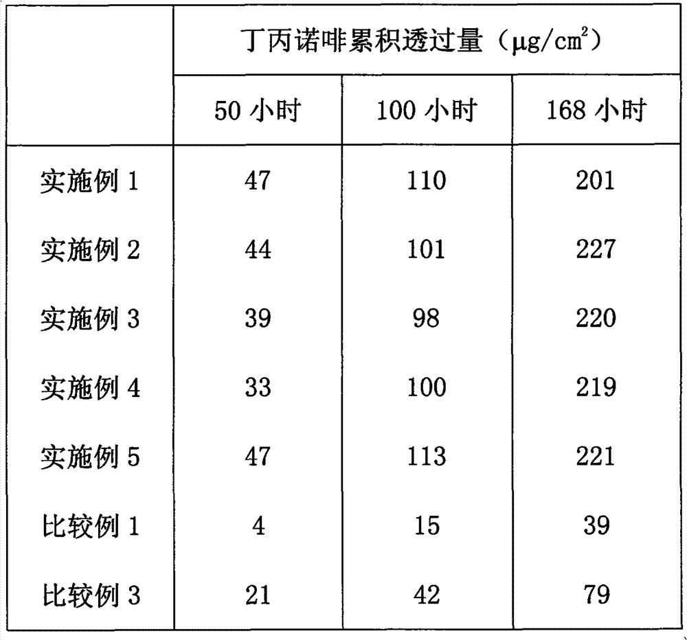 Buprenorphine patch