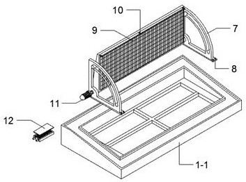 Intelligent adjusting greenhouse structure