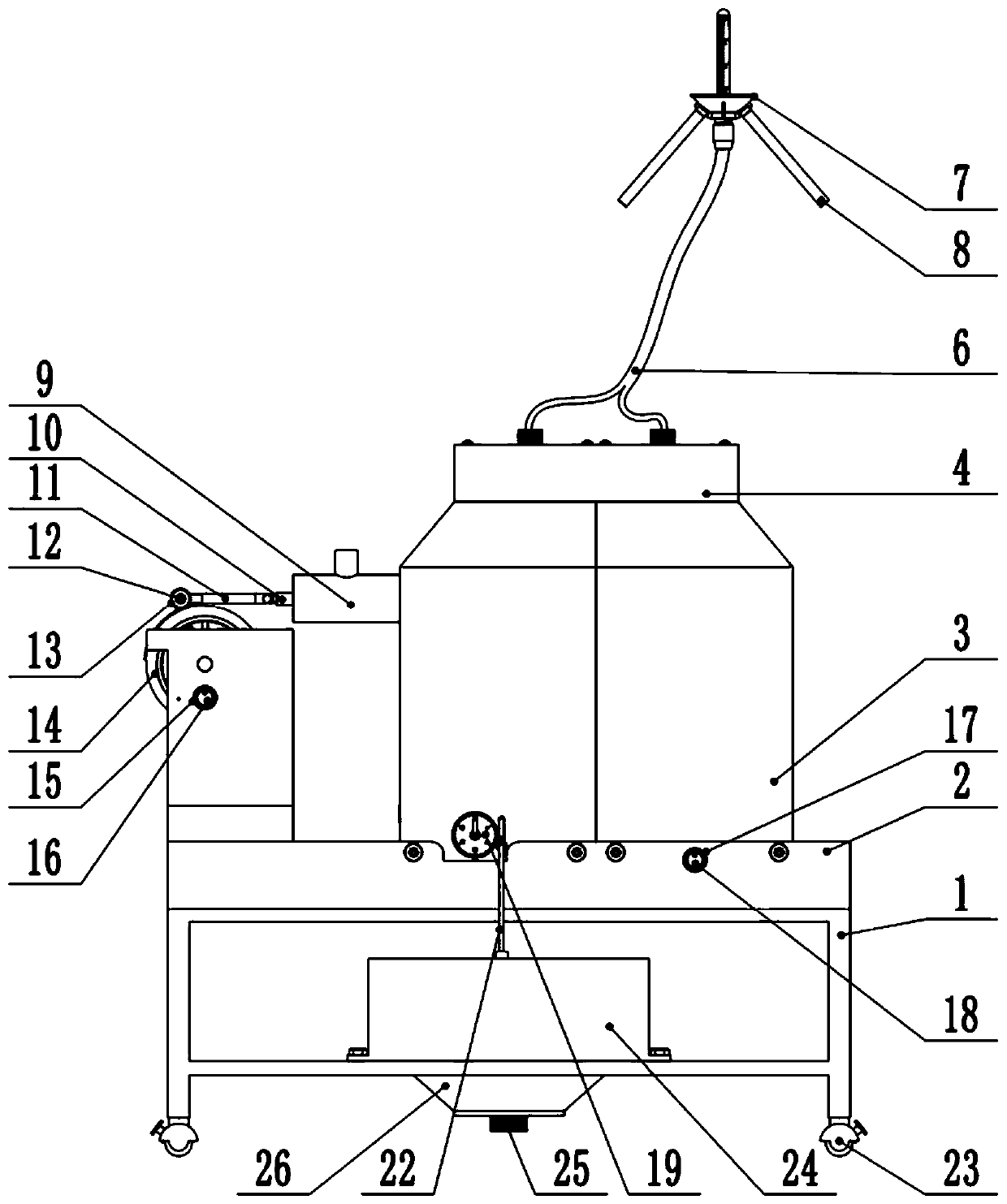 Novel urethral catheterization device for nursing of urinary surgery