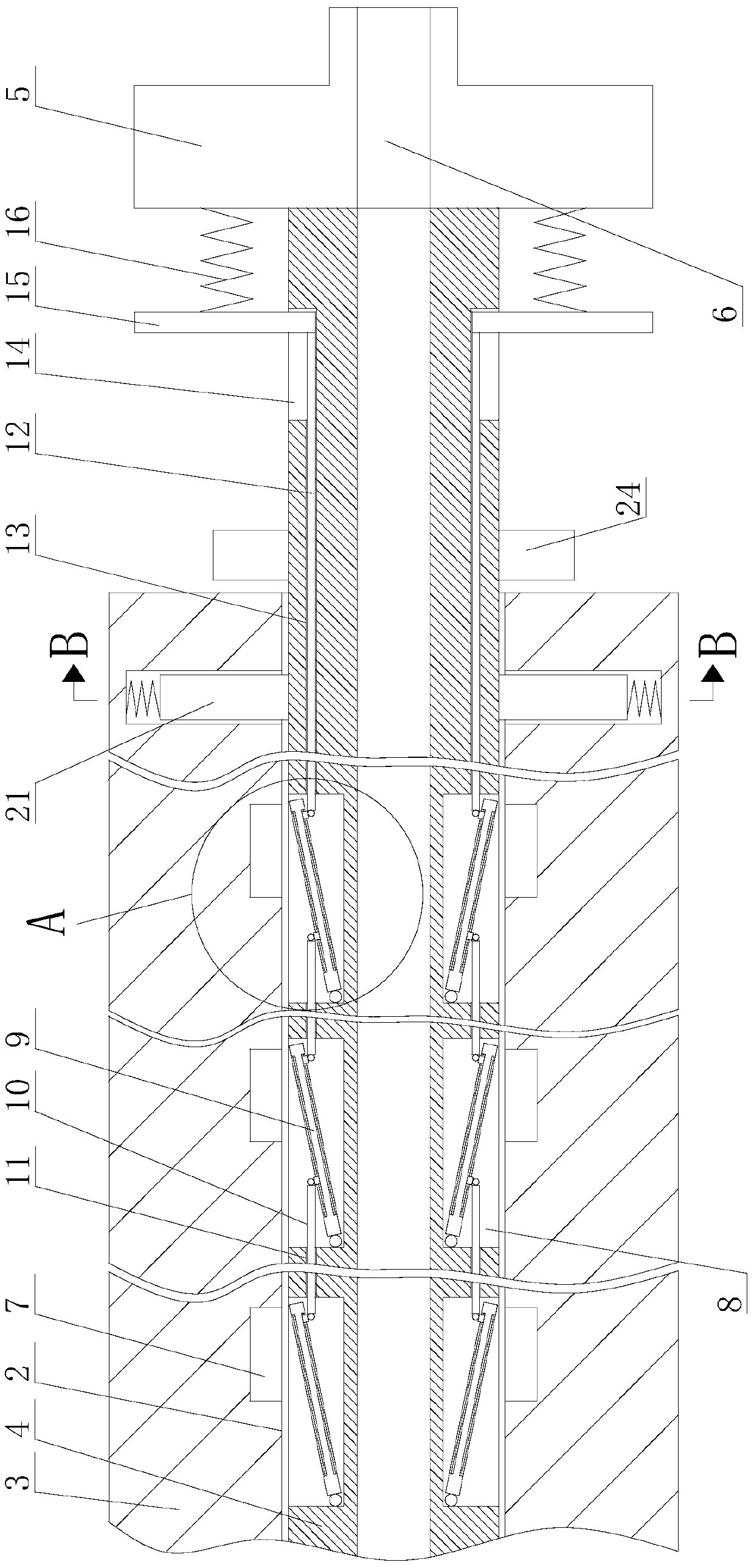 Fixing device of tree infusion syringe needle