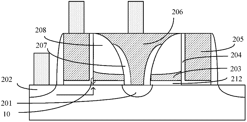 Split-gate flash memory unit and forming method thereof