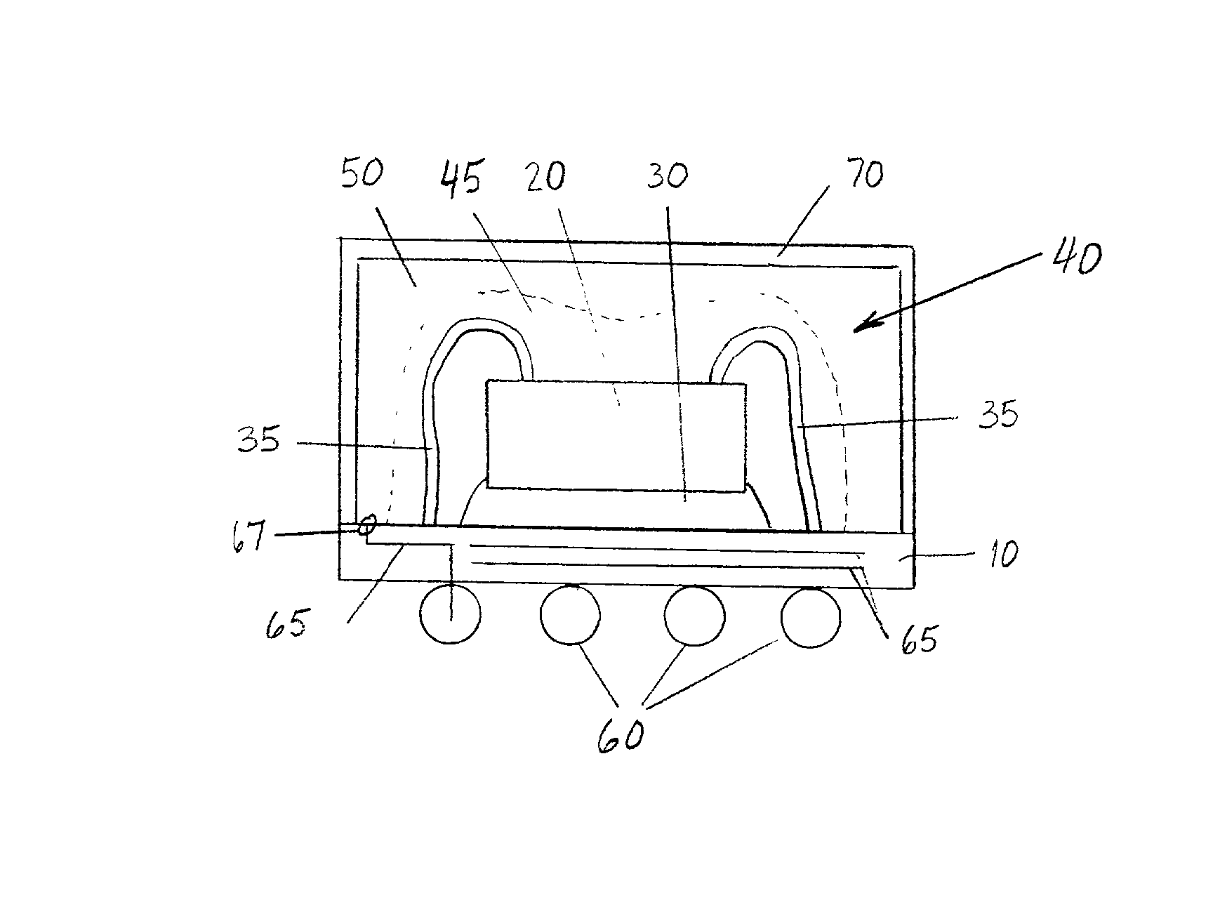 Integrated EMC shield for integrated circuits and multiple chip modules