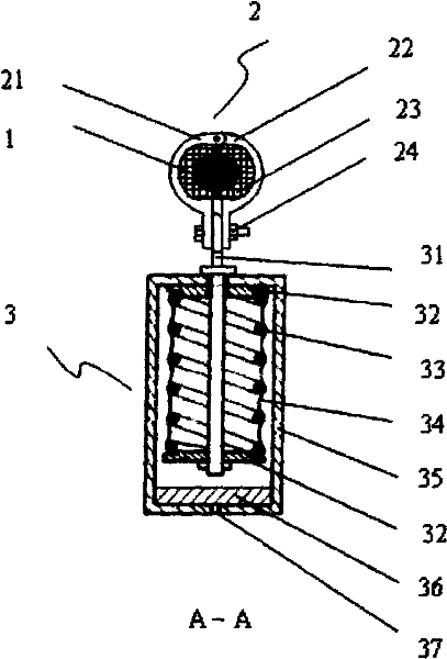 Damping spring vibration-proof hammer