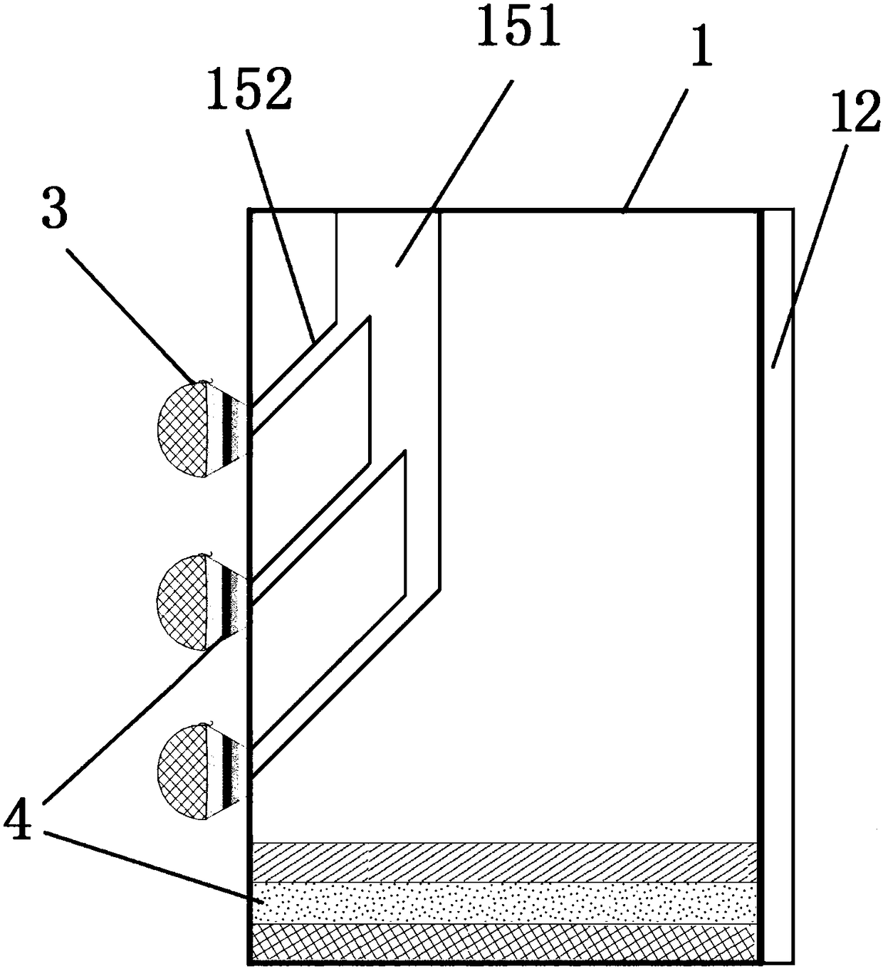 Outdoor assembled vertical greening module components