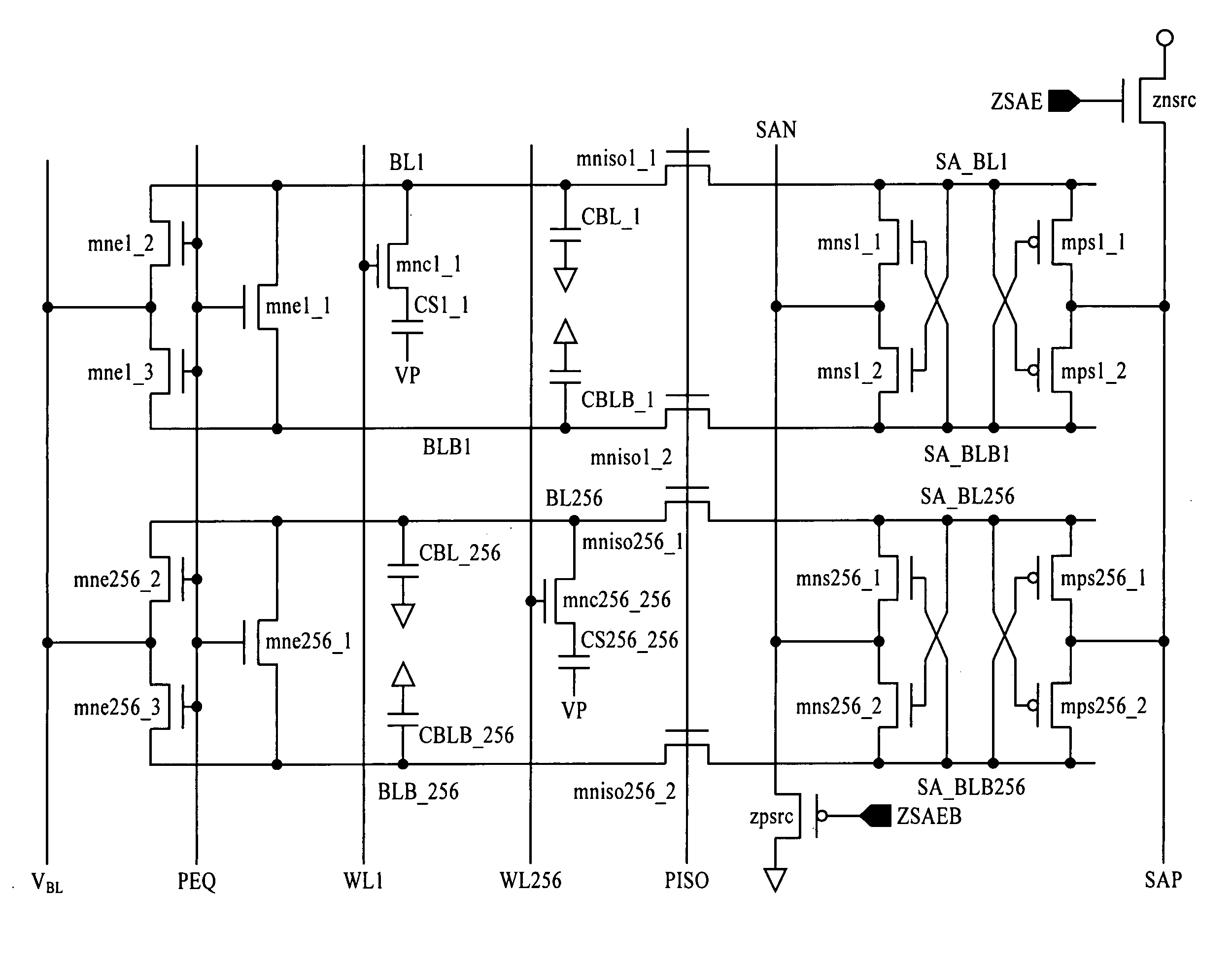 Low voltage operation dram control circuits