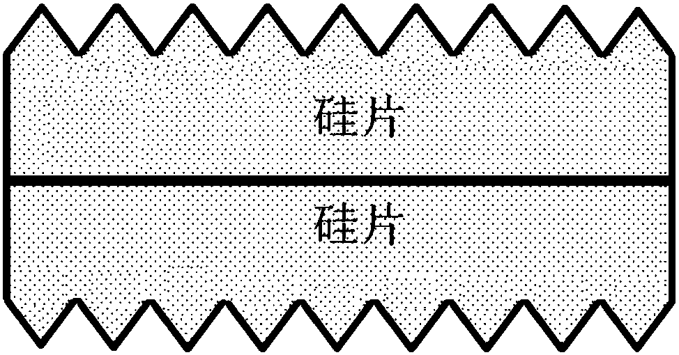 Single-side suede preparation method of crystal silicon solar cell