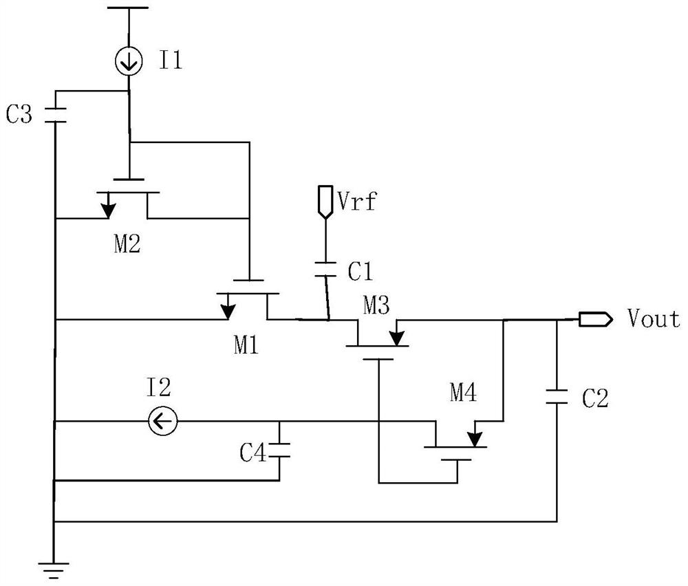 A radio frequency front-end circuit and radio frequency tag circuit