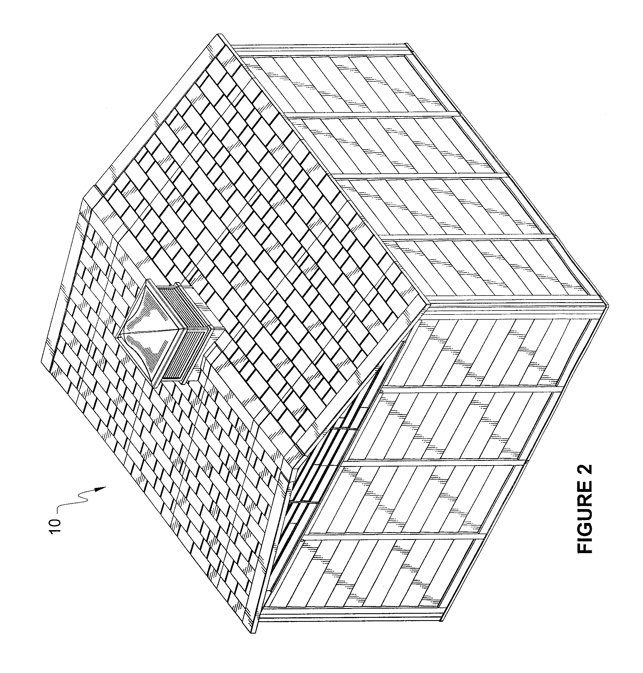 Plastic expandable utility shed