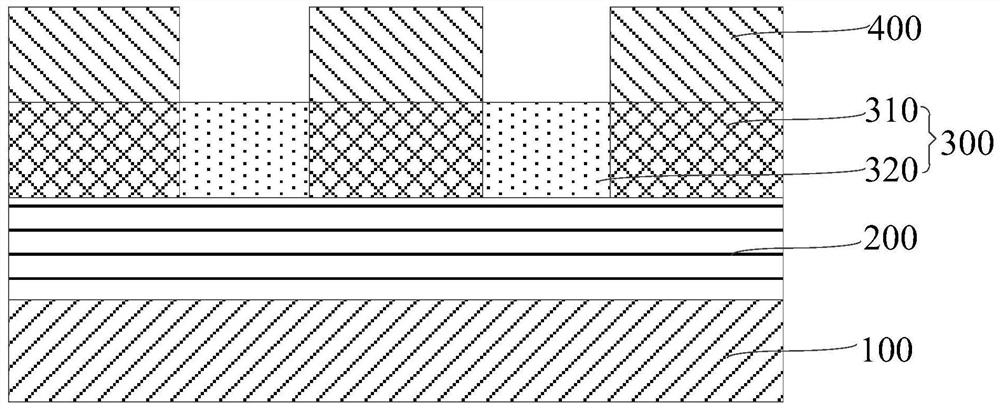 Display screen, display device and preparation method of display screen