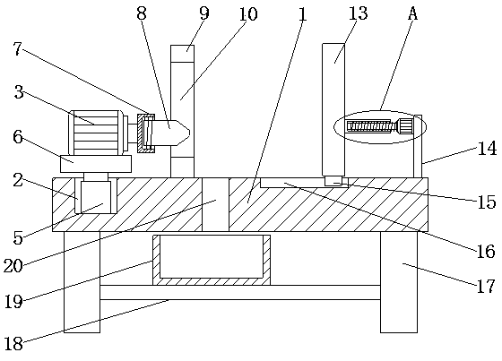 Punching machine for plastic