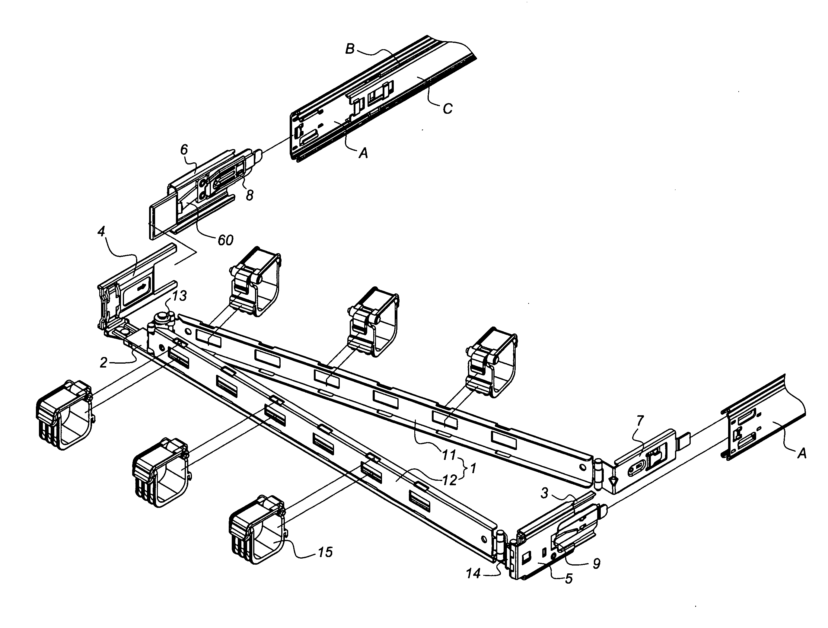 Cable management arm assembly