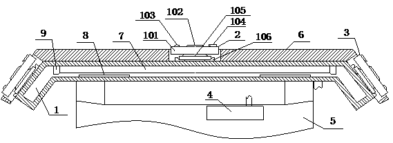 A lane deviation detection device and a deviation correction judgment method