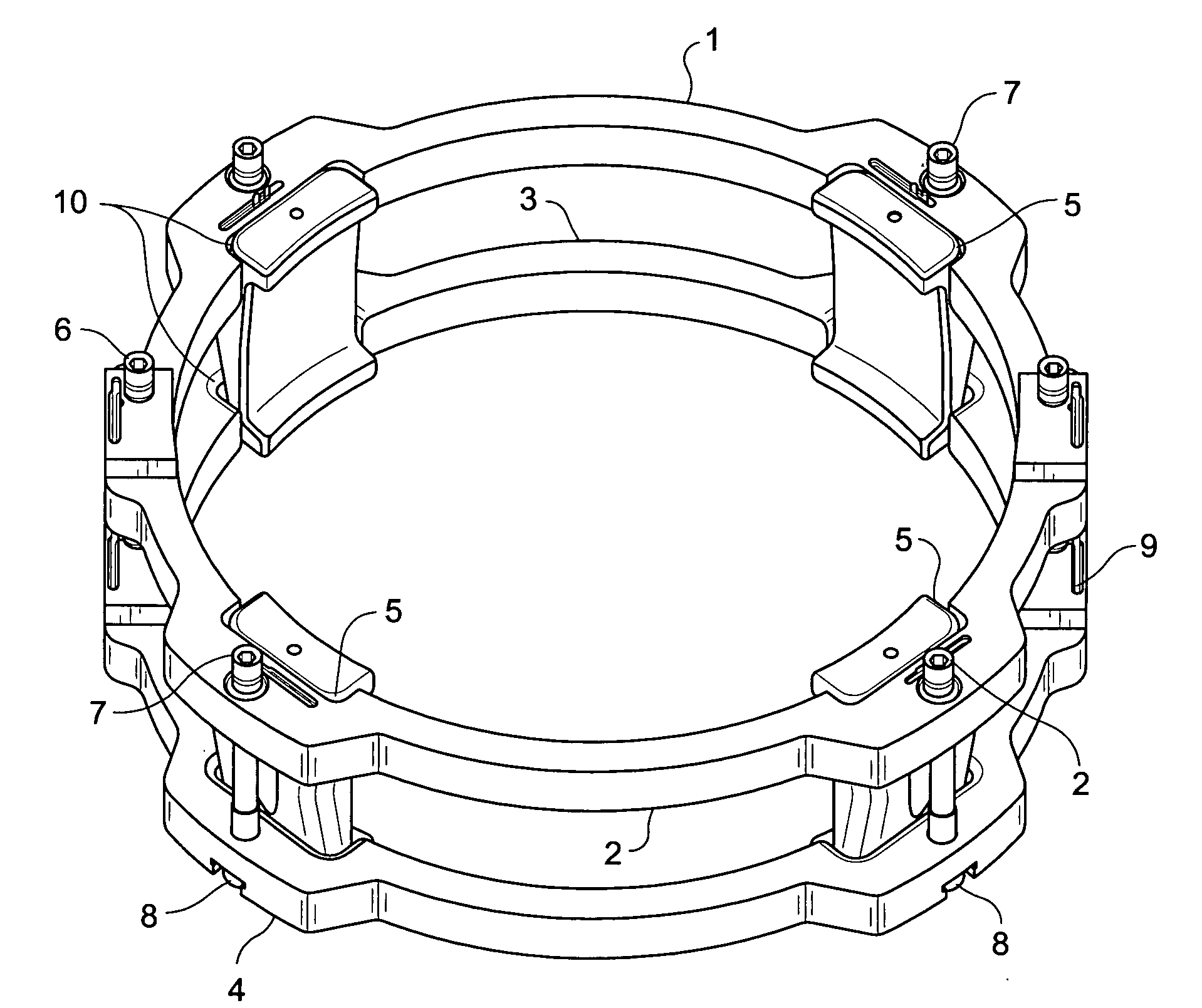 Jet pump diffuser weld repair device and method