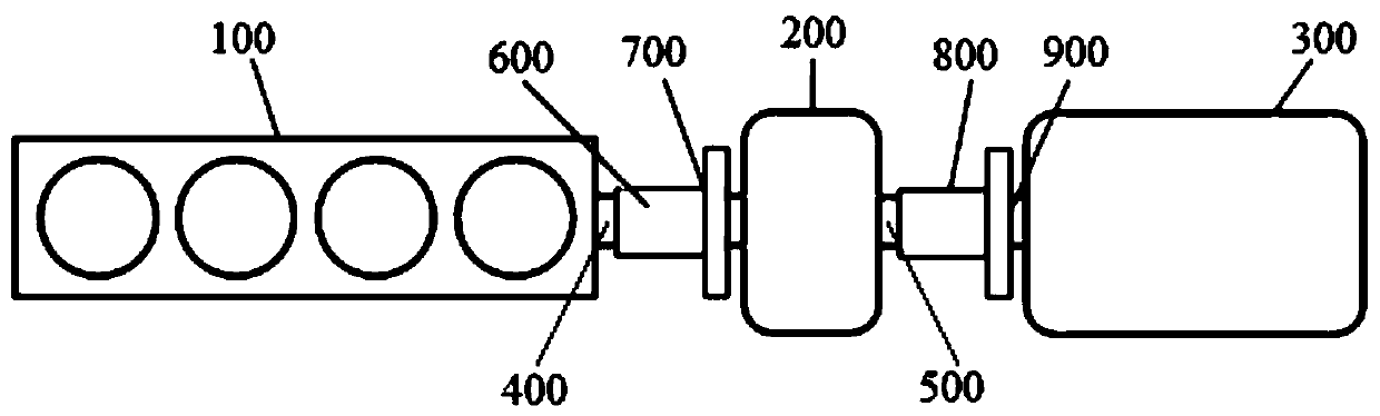 Torque sensor assembly applied to hybrid engine