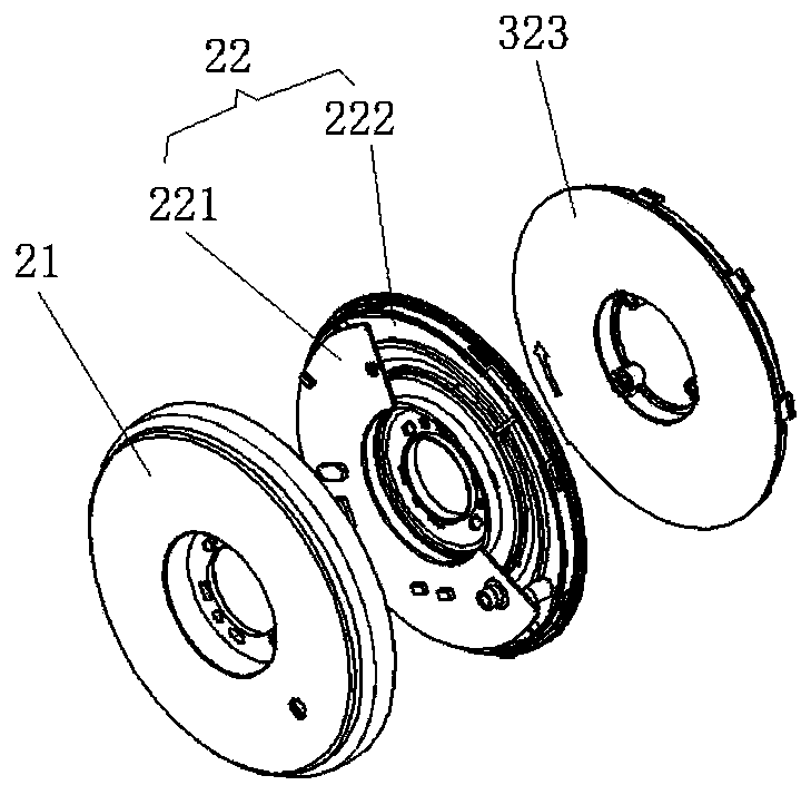 Torque sensor assembly applied to hybrid engine