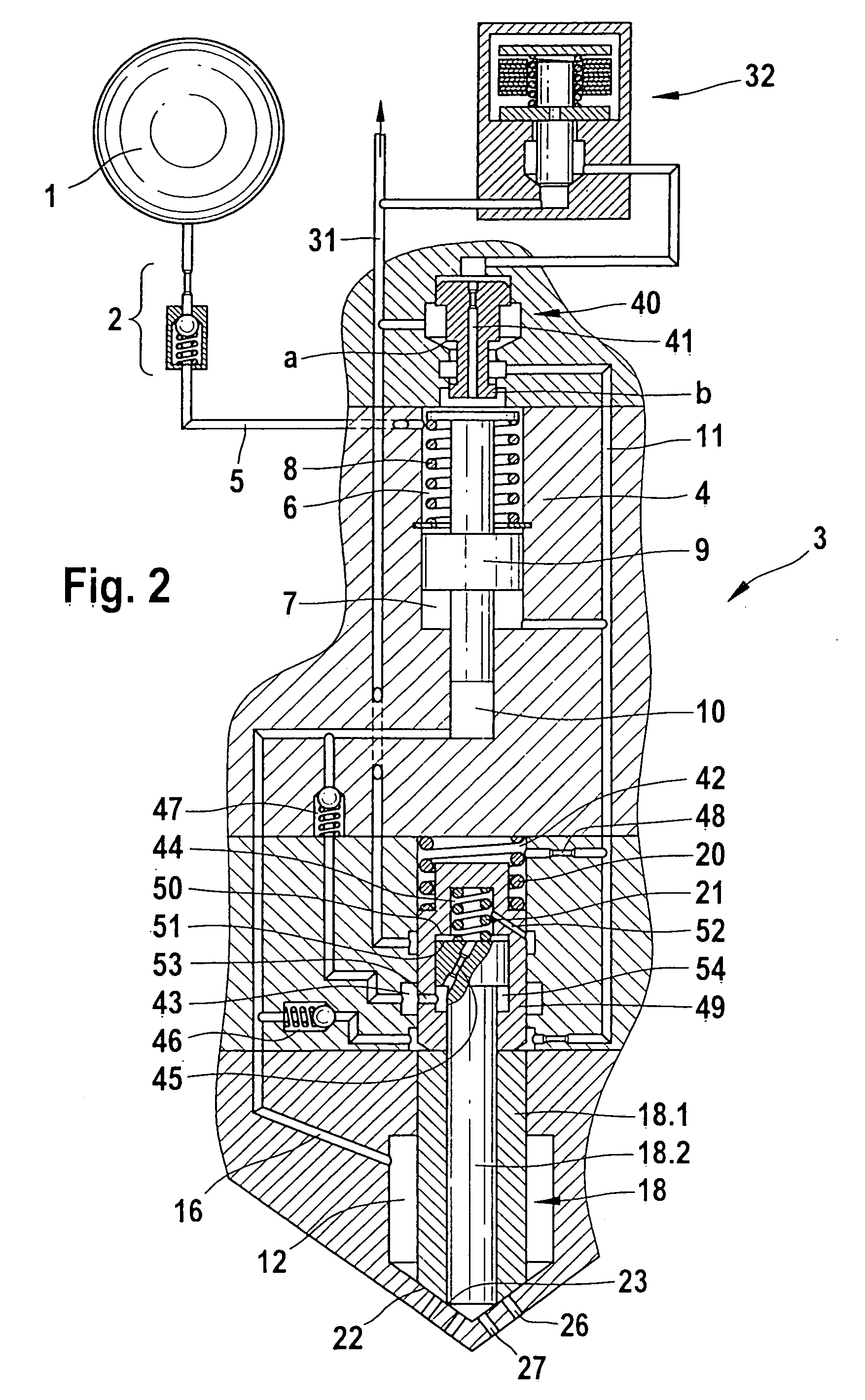 Fuel injector with multi-part injection valve member and with pressure booster