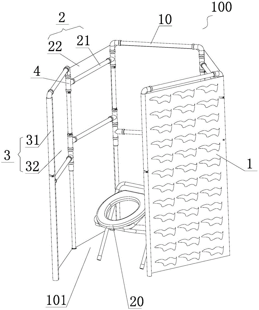 Portable simple toilet