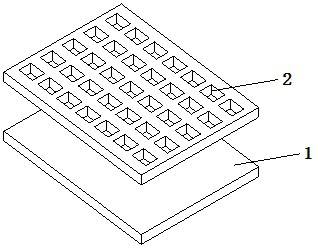 A welding device for alloy block on drill tool stabilizer